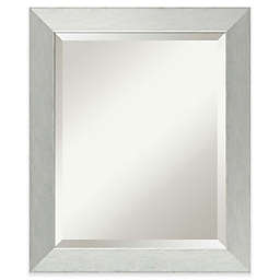 Amanti 20-Inch x 24-Inch Bathroom Mirror in Brushed Silver