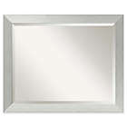 Alternate image 0 for Amanti 32-Inch x 26-Inch Bathroom Mirror in Brushed Silver