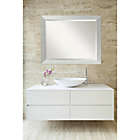 Alternate image 3 for Amanti 32-Inch x 26-Inch Bathroom Mirror in Brushed Silver