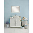 Alternate image 4 for Amanti 32-Inch x 26-Inch Bathroom Mirror in Brushed Silver