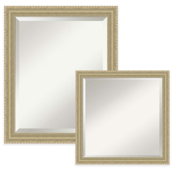 Amanti Art Teardrop Wall Mirror in Gold | Bed Bath & Beyond