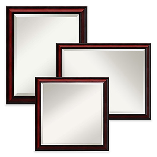 Alternate image 1 for Amanti Rubino Large Wall Mirror in Cherry Scoop