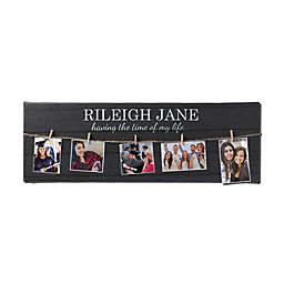 Graduation 9-Inch x 27-Inch Collage Canvas with Photo Clips