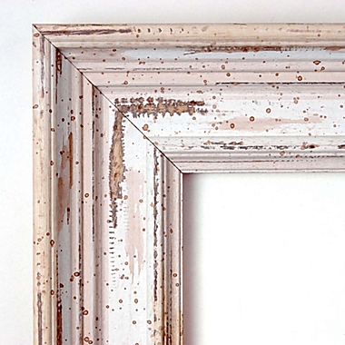 27-Inch x 33-Inch Alexandria Bathroom Mirror in Whitewash. View a larger version of this product image.