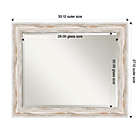 Alternate image 5 for 27-Inch x 33-Inch Alexandria Bathroom Mirror in Whitewash