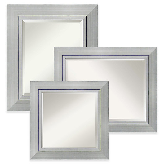 Alternate image 1 for Amanti Art Romano Wall Mirror in Silver