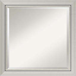 Amanti Romano 24-Inch Square Wall Mirror in Silver