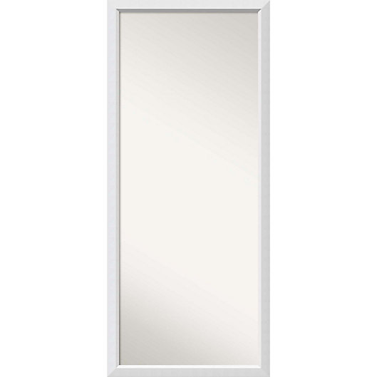 Alternate image 1 for Amanti Art Blanco 28-Inch x 64-Inch Framed Full Length Floor/Leaner Mirror in White