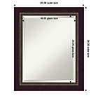 Alternate image 5 for Amanti Art Signore  20-Inch x 24-Inch Bathroom Vanity Mirror in Bronze