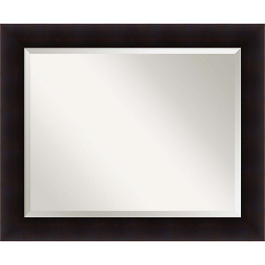 Alternate image 1 for 34-Inch x 28-Inch Portico Bathroom Mirror in Espresso