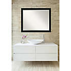 Alternate image 3 for Amanti Art Nero 31-Inch x 25-Inch Bathroom Mirror in Black