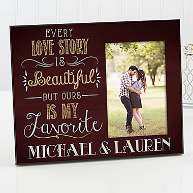 Love Story Couple Picture Frame. View a larger version of this product image.