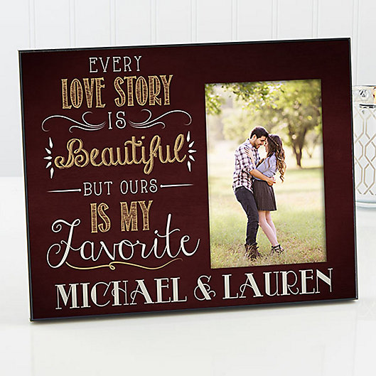 Alternate image 1 for Love Story Couple Picture Frame