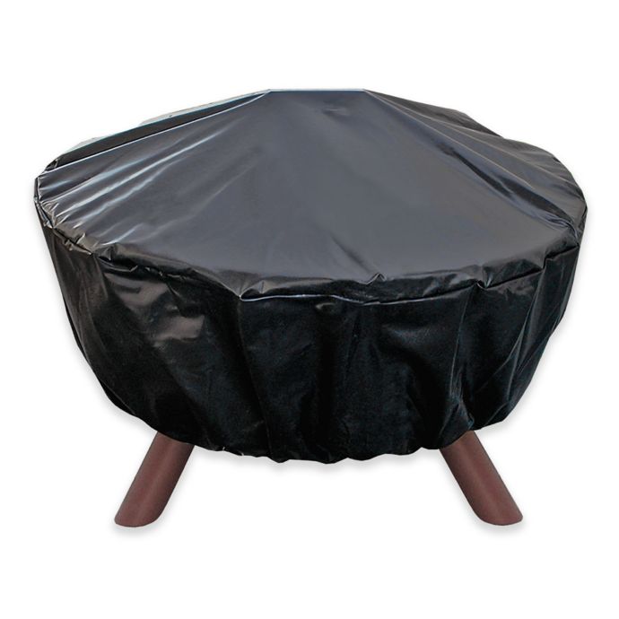 Landmann USA Big Sky Fire Pit Cover in Black | Bed Bath ...