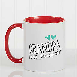 Grandparent Established 11 oz. Coffee Mug in Red