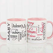 Signature Style 11 oz. Coffee Mug in Pink