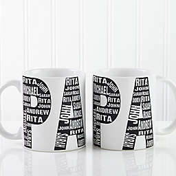 Repeating Name for Him 11 oz. Coffee Mug in White