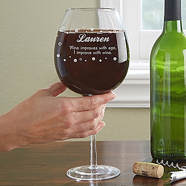 Big Vino Whole Bottle Wine Glass. View a larger version of this product image.