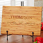 Alternate image 0 for Classic Kitchen Personalized Bamboo Cutting Board