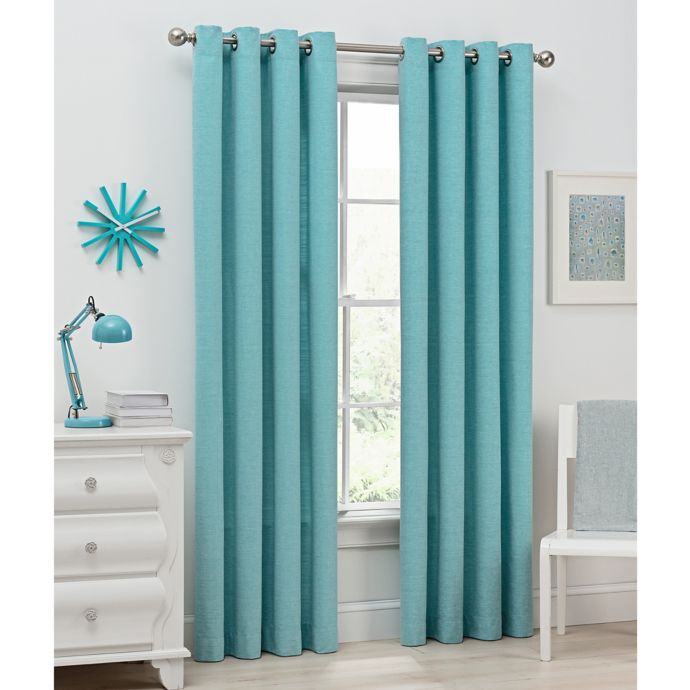 Del Ray Light Filtering Grommet Top Window Curtain Panel Bed Bath and