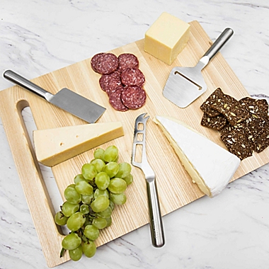 Artisanal Kitchen Supply&reg; Stainless Steel Cheese Knives (Set of 3). View a larger version of this product image.
