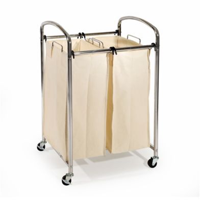 2 section laundry sorter