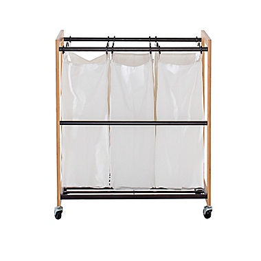 Trinity EcoStorage&trade; 3-Bag Laundry Cart in Bronze. View a larger version of this product image.