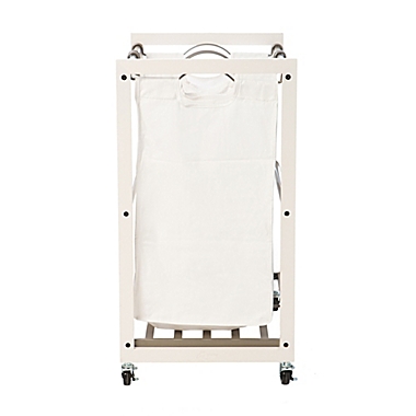 Trinity EcoStorage&trade; 3-Bag Laundry Cart in White. View a larger version of this product image.
