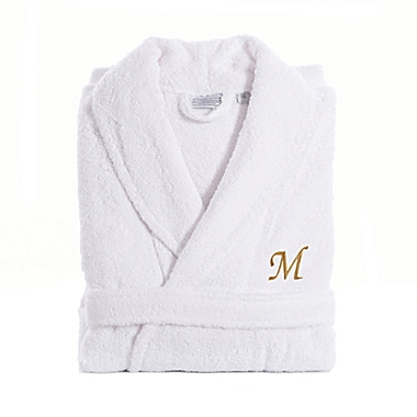 Linum Home Textiles Terry Unisex Turkish Cotton Bathrobe in White. View a larger version of this product image.