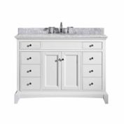 Eviva Elite Stamford&reg; 48-Inch Single Bathroom Vanity in White/White