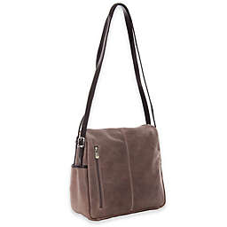 Piel® Leather Alaska Top-Zip Handbag/Shoulder Bag