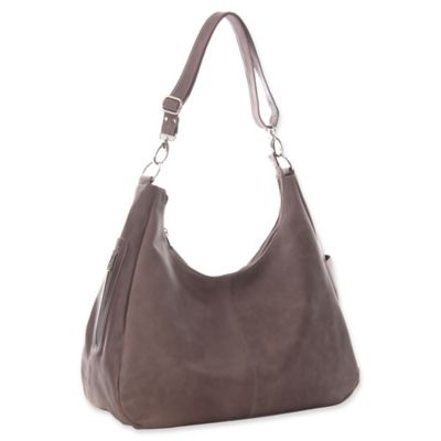 large leather hobo shoulder bag