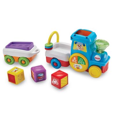 fisher price first words crawl along train