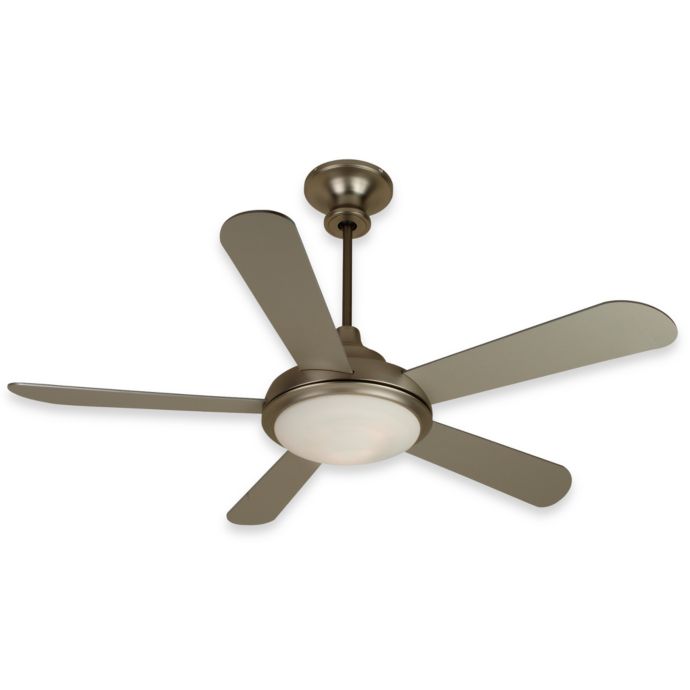 Design Trends Triumph Ceiling Fan In Brushed Nickel Bed Bath