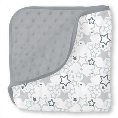 SwaddleDesigns&reg; Starshine Shimmer Blanket in Grey