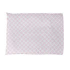 Alternate image 2 for kushies&reg; Lattice 3-Piece Cotton Flannel Toddler Bedding Set in Pink