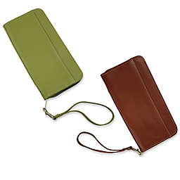 Piel® Leather Classic Zippered Passport/Ticket Holder