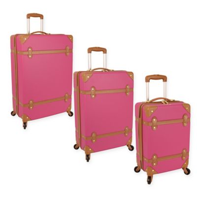 diane von furstenberg luggage pink