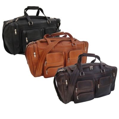 piel leather duffel bag