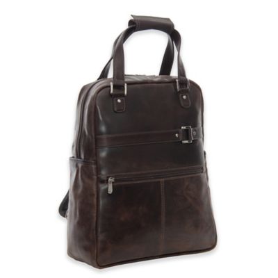 15 inch laptop backpack leather