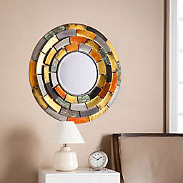 Southern Enterprises 31-Inch Baroda Round Decorative Mirror
