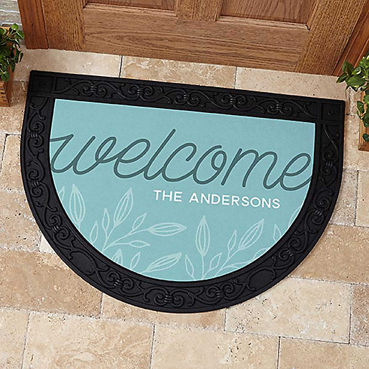 Alternate image 1 for Welcome Half Round Doormat