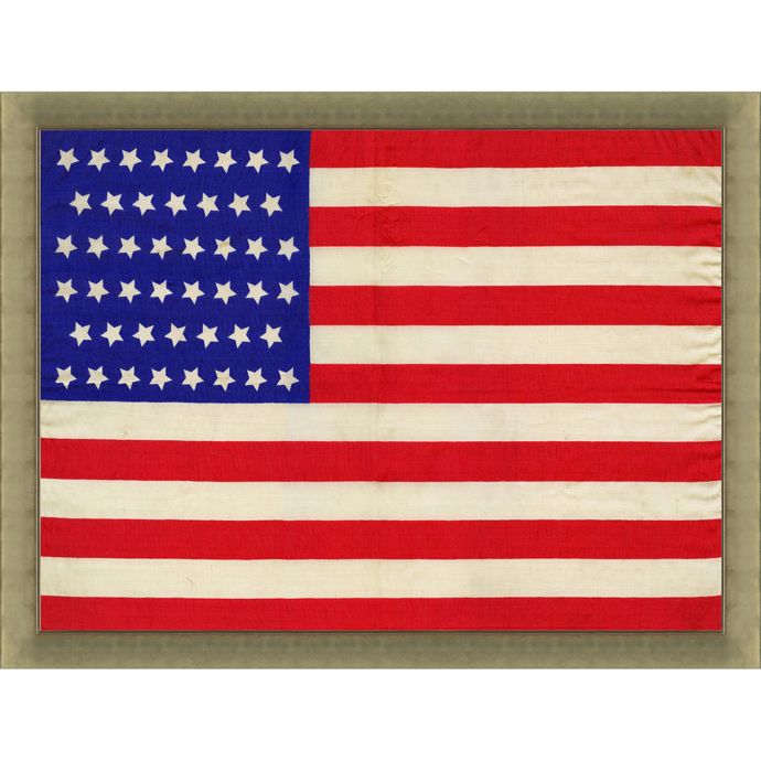 46 Star American Flag 34-Inch x 28-Inch Wall Art | Bed Bath & Beyond