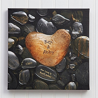 Heart Rock Canvas Print. View a larger version of this product image.