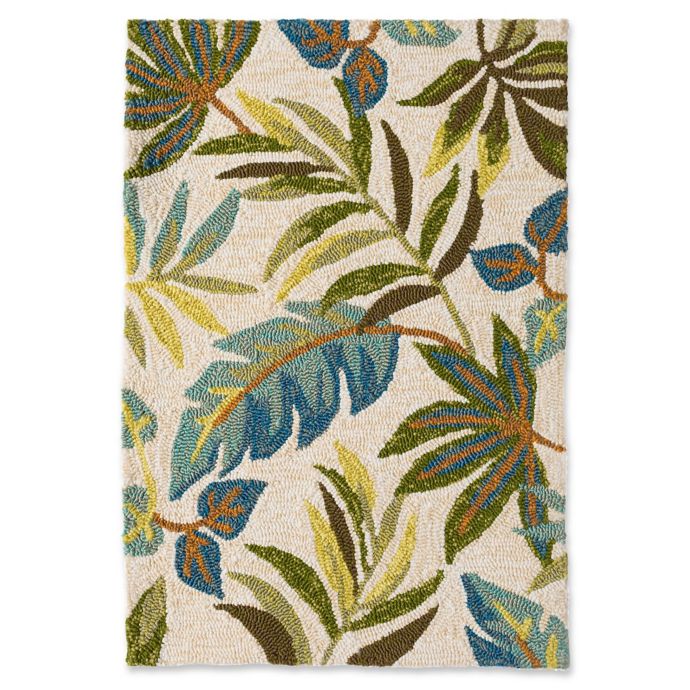Blue Grass Indoor/Outdoor Rug in Ivory/Multi Bed Bath and Beyond Canada