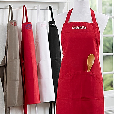 Embroidered Name Kitchen Apron. View a larger version of this product image.
