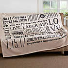 Alternate image 0 for &quot;Our Life Together&quot; 60-Inch x 80-Inch Fleece Throw Blanket