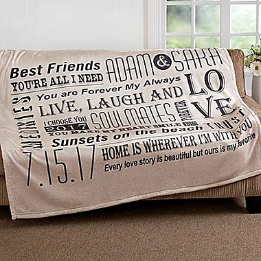 &quot;Our Life Together&quot; Fleece Throw Blanket. View a larger version of this product image.