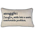 Alternate image 0 for Snuggle Definition Oblong Throw Pillow in Navy