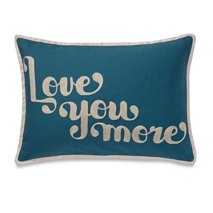 Make Your Own Pillow Love You More Oblong Throw Pillow Cover In